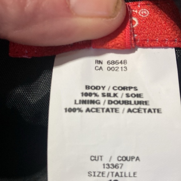 A.b.s. Allen Swartz Black Silk Dress - Picture 6 of 6